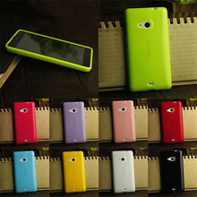 OWNEST Soft Silicone Gel TPU Slim Case Back Cover for Nokia Microsoft Lumia 535 Phone Rubber silicone Cases 9 colours