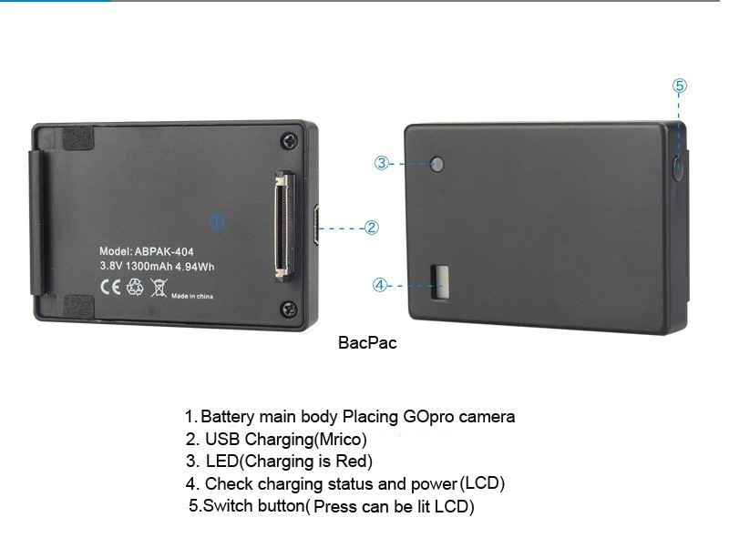 2014-New-High-Capacity-Gopro-Battery-BacPac-For-Gopro-HD-Hero-4-3-3-Camera (1)