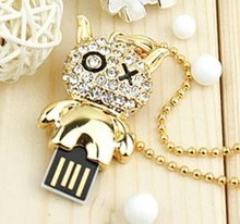 New Crystal Jewelry Usb Flash Drives, Cartoon Crystal USB 2.0 Genuine 8gb/16gb/32gb/64gb Gadget Pendrive 1tb 2tb Pen Driver Gift