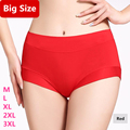Panties Large Size Women Brief Big Size Lingerie Women Breathable Middle Waist Intimates Women Brief 3XL