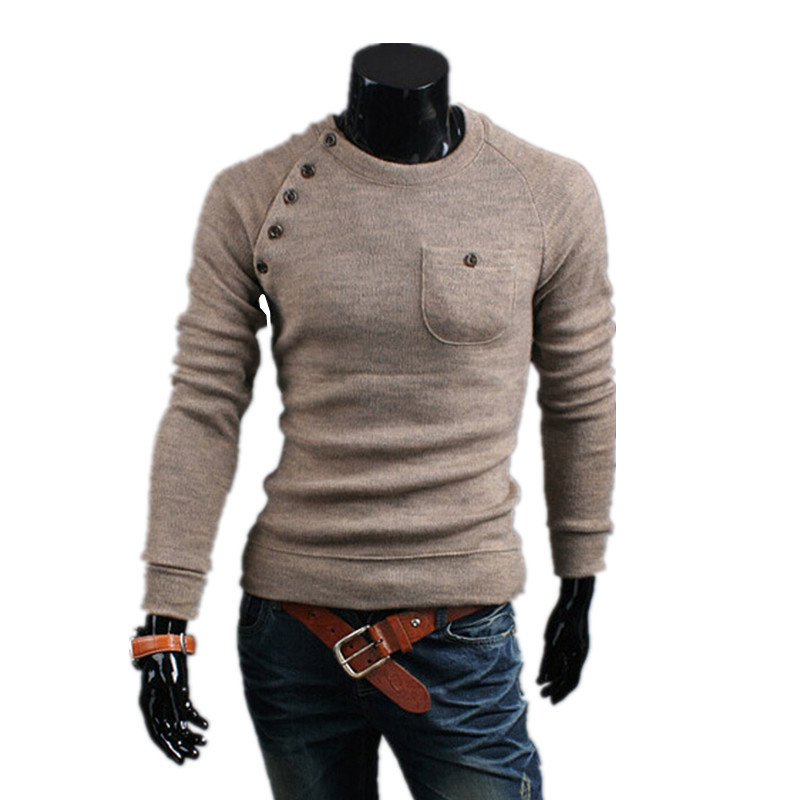 New-2014-Fashion-Wool-Fall-and-winter-long-sleeve-Movement-Pullovers-Knitted-sweater-man-outdoors-oversized