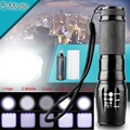 Top Selling Zoomable Focus 3000 Lumens CREE XM L T6 LED Flashlight Torch For 18650 26650