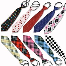 10 Styles School Boy Girl Kids Child Wedding Party Elastic Tie Necktie EQ5414