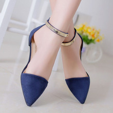 Woman Shoes Spring Summer 2015 Pointed Toe Flats Soft Fashion Brief Shoe KJ064