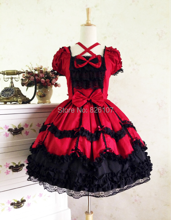Wholesale Cosplay Lolita Dress Women Formal Spaghetti Strap Dress