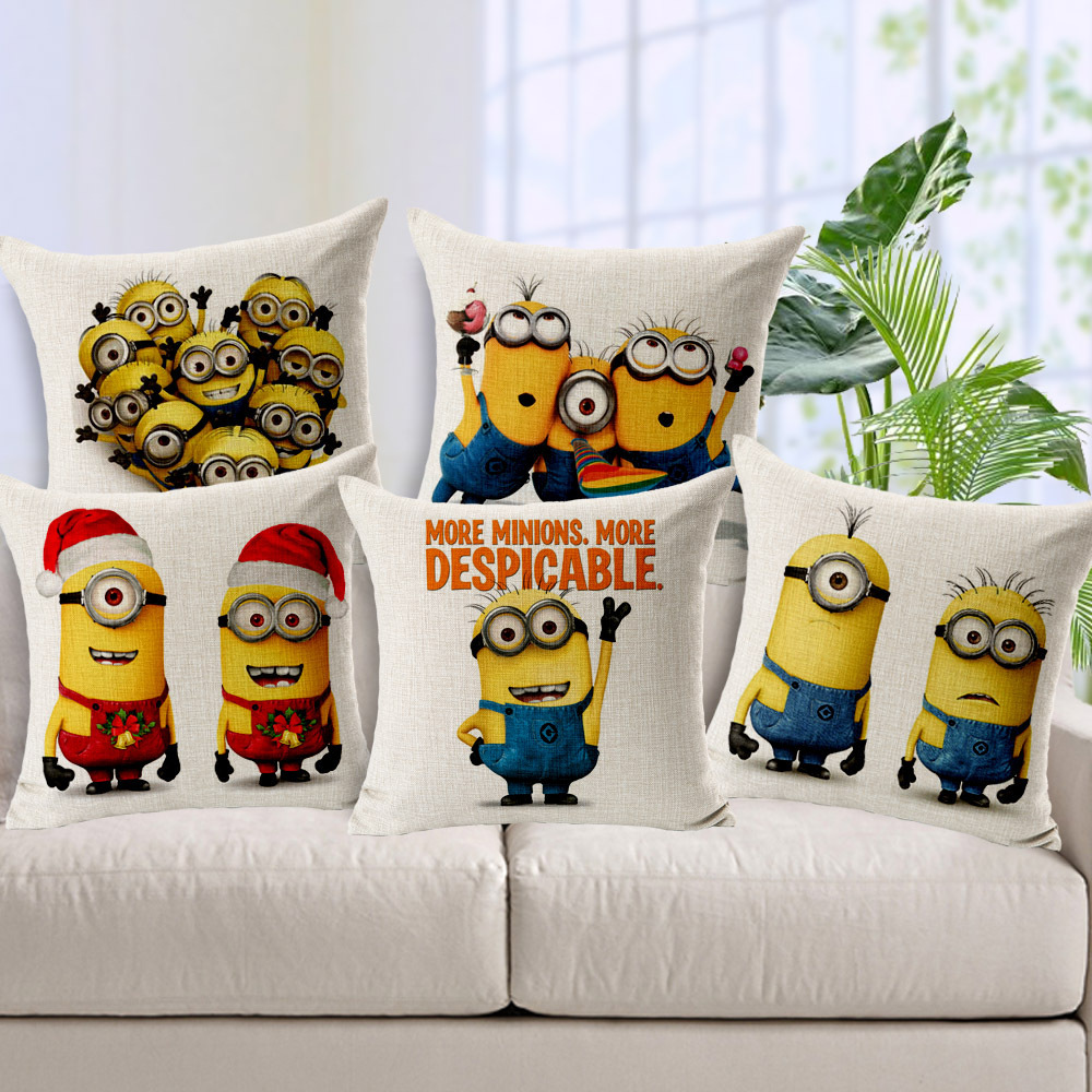 45*45cm Minions  Children Cushion Minion Bed Sofa ...