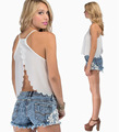 Women Sexy Chiffon Vest Casual Ruffles Sleeveless Loose Camis camicia donna blusas feminina New Lady