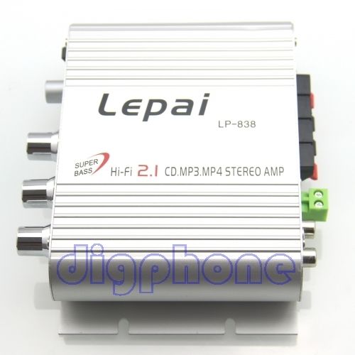  lepai lp-838 3-  hifi 2.1    amp 25wx2 + 45  