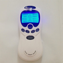Dual Output 2 in 8 EMS Tens Therapy Machine Unit Body Slimming Massager Pulse Massage Electric