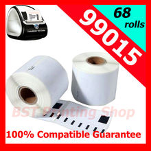 68x Adhesive Sticker Accept Shipping Labels Dymo99015 ( Dymo Compatible Labels 99015) 70mmx54mm
