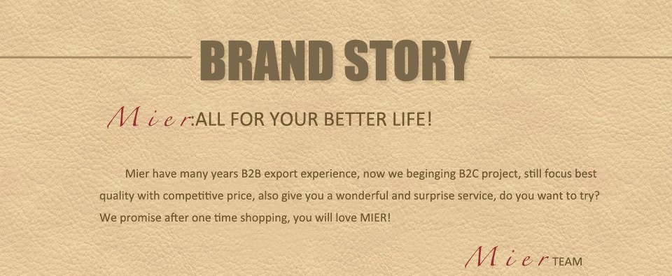 Mier brand story