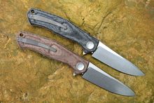 Shirogorov cannabis pocket knife strider folding knife ball bearing washer D2 blade titanium handle camping tool