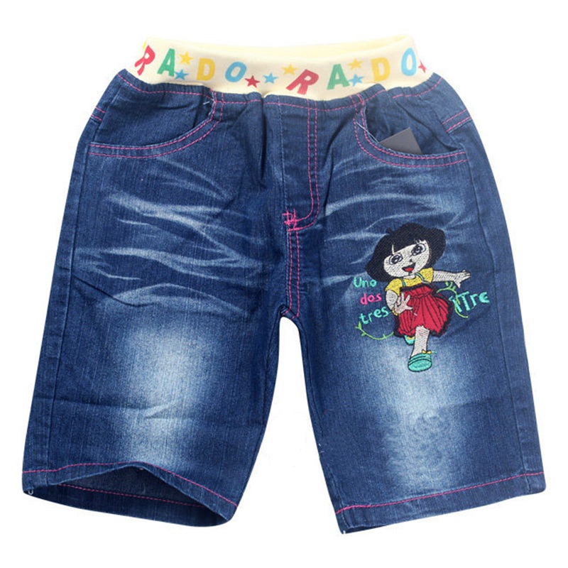 Dora jeans shorts girl 1-2