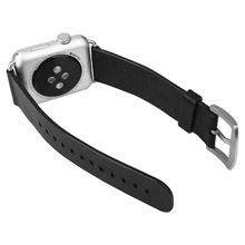 Black Band 42mm Baseus Modern Series Classic Buckle Genuine Leather Watchband for Apple Watch