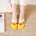 HOT women socks cute candy thin invisible socks Low cut boat Casual socks Cartoon Animal Breathable