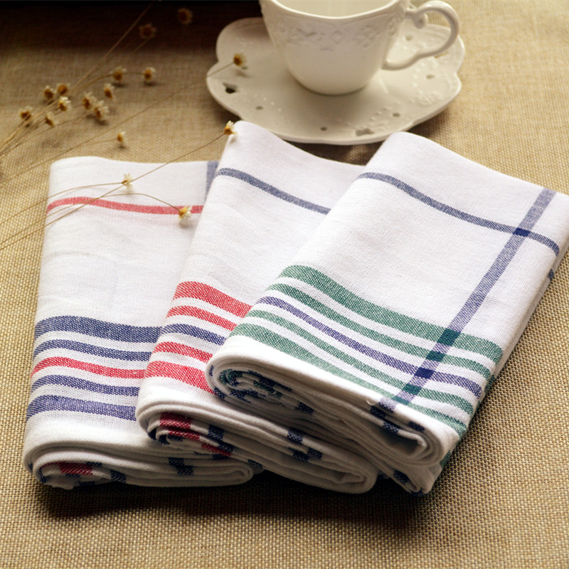 High quality color plaid cotton yarn dyed tea towel kitchen towel wipe