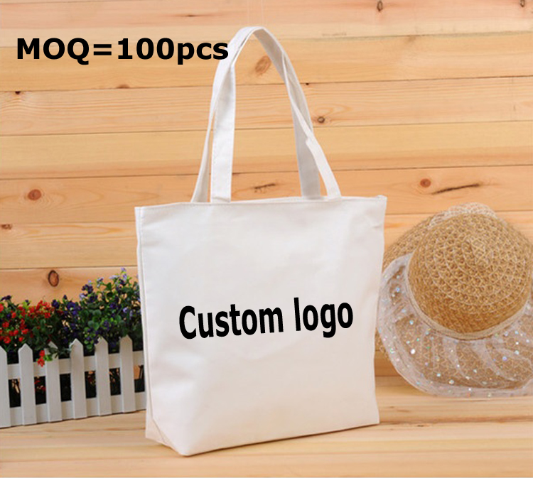 0 : Buy custom printed logo gift canvas bag /cotton bag for shipping/wholesale tote ...