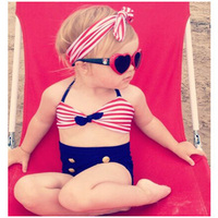 Cute Toddler Swimsuits For Girls Swimwear Girls Bathing Suits child biquini infantil Children Baby Bikini kids girls swimwear