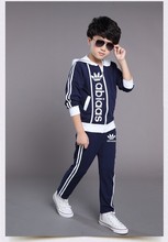 2016 high quality Boys Clothes 2pcs / set Spring Style Hoodie + pants Boys Clothing Set Children’s Kids Clothes Sets track suit