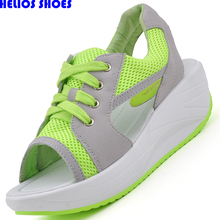 summer breathable women casual shoes sandals ladies ultra light swing platform fitness sandals fashion casual shoes women 18m5