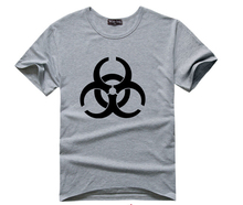 The BIG BANG THEORY T Shirts Movie Sheldon Cooper Resident Evil Logo  short sleeve O-Neck t-shirt men clothing Plus Size T09