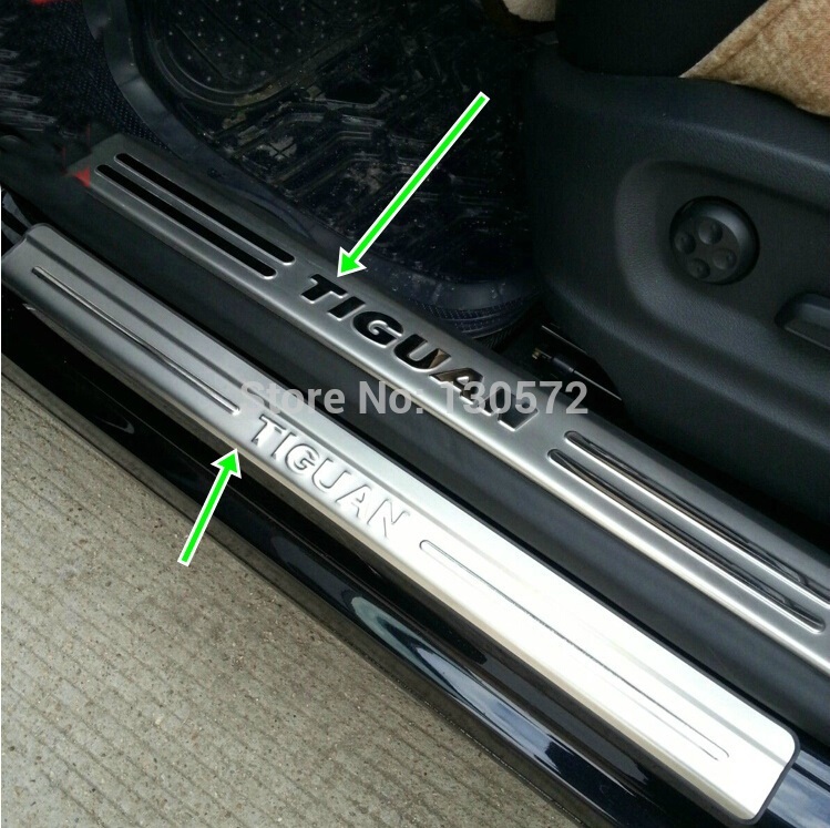 8pcs Stainless Steel Scuff Plate / Side Door Sill Fit For Volkswagen Tiguan 2009 2010 2011 2012 2013 8pcs Stainless Steel Scuff Plate / Side Door Sill Fit For Volkswagen Tiguan 2009 2010 2011 2012 2013<br><br>Aliexpress