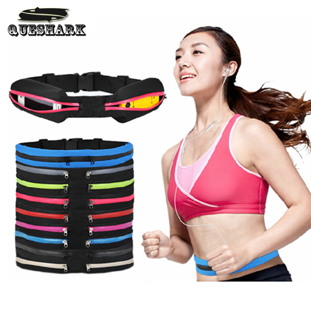 Sports Waist Packs Exellent Quality Waterproof Double Pack Sports Running Bags For SAMSUNG Iphone 6 Plus