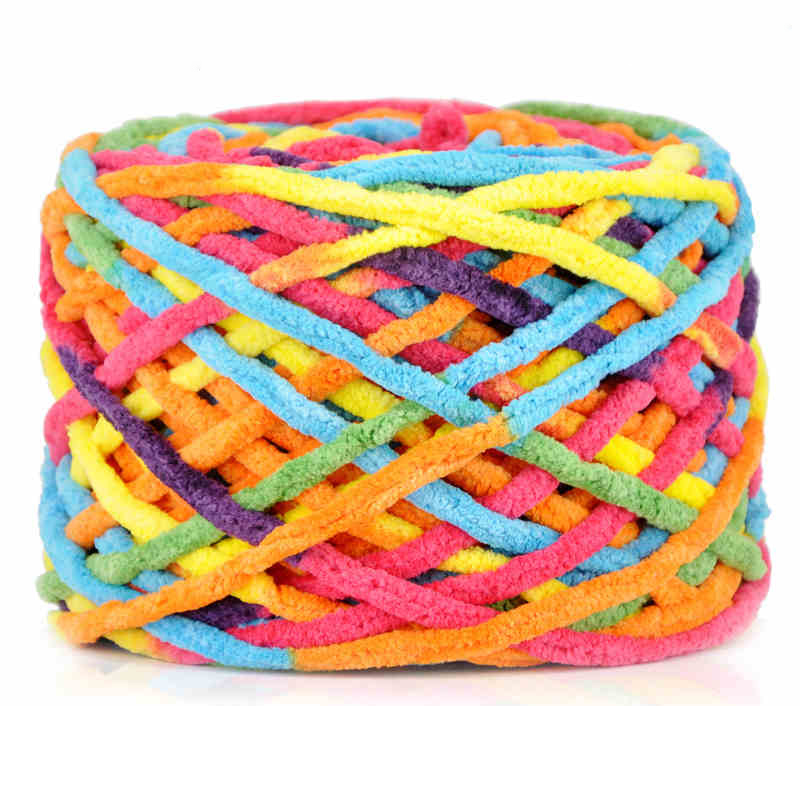 100g/pc Cotton Colorful Dye Scarf Hand knitted Yarn For Hand knitting ...