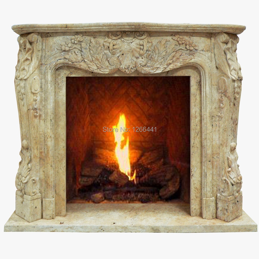 natural stone fireplace mantel frame European stylein Fireplaces from