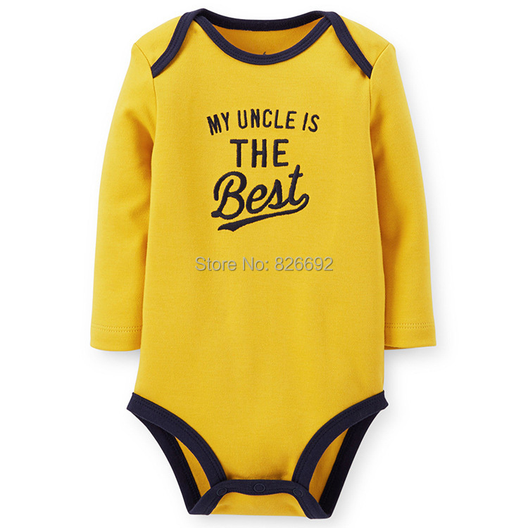 Hot Saling BodySuit Baby 100 Cotton Long Sleeve Newborn Jumpsuit Infant Children Carters Clothing For Boy
