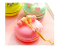 Headphones Candy Colors Bread Storage Box Universal Headset Earphone With 3 5mm Earbud For Mobile Phone