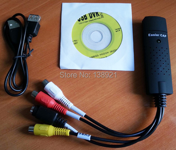 1pcs 3ic Easycap Easiercap USB 2 0 TV DVD Video VHS Capture Adapter Card Audio AV