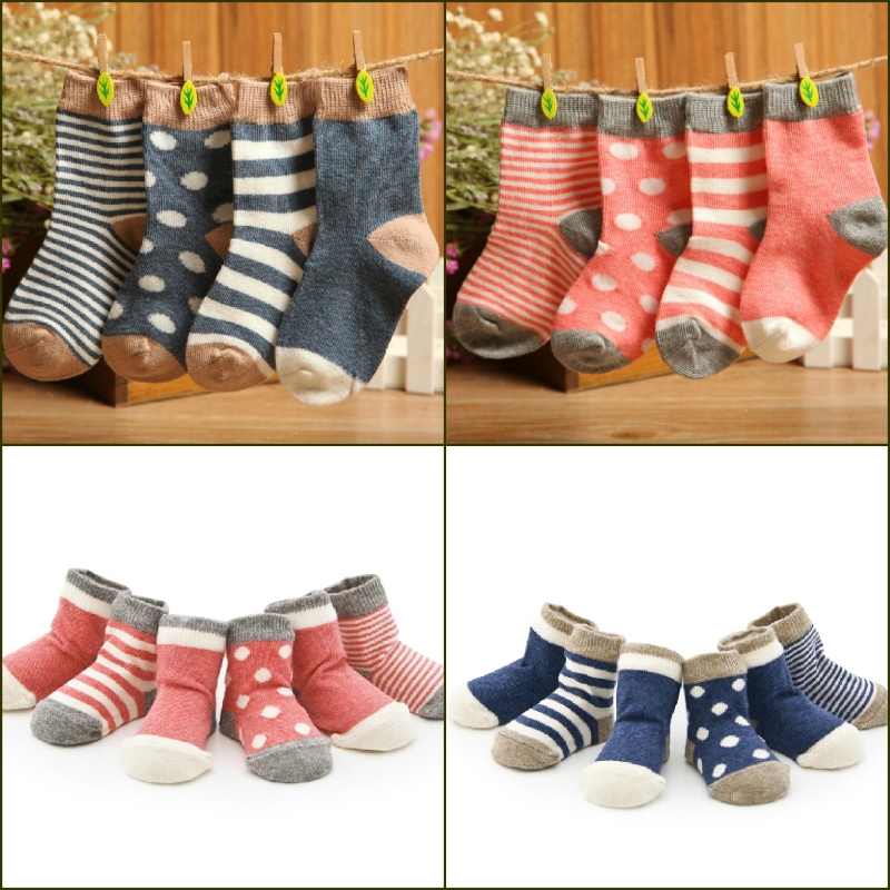 Free shipping 8 pieces lot 4pair 85 cotton Baby socks newborn floor socks No bone promoted