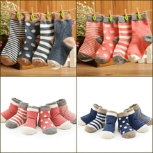 Free shipping 8 pieces lot 4pair 85 cotton Baby socks newborn floor socks No bone promoted
