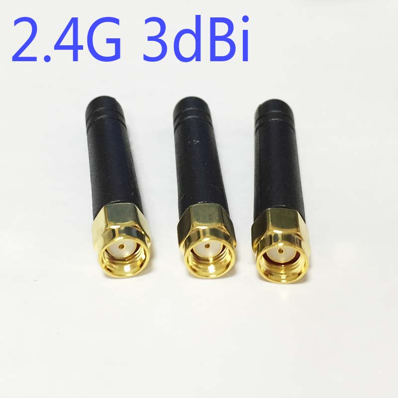 Wifi Antenna 2 4G 3dbi with RP SMA connector signal booster Straight head NEW Wholesale
