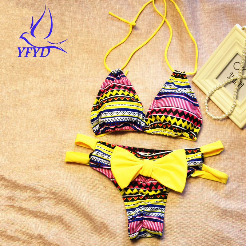 Special Offer Bohemian Bowknot Thong Bikini Set 2016 Brazilian Strappy Swimwear Female Sexy Women Swimsuit Beach Bathing Suit Special Offer Bohemian Bowknot Thong Bikini Set 2016 Brazilian Strappy Swimwear Female Sexy Women Swimsuit Beach Bathing Suit