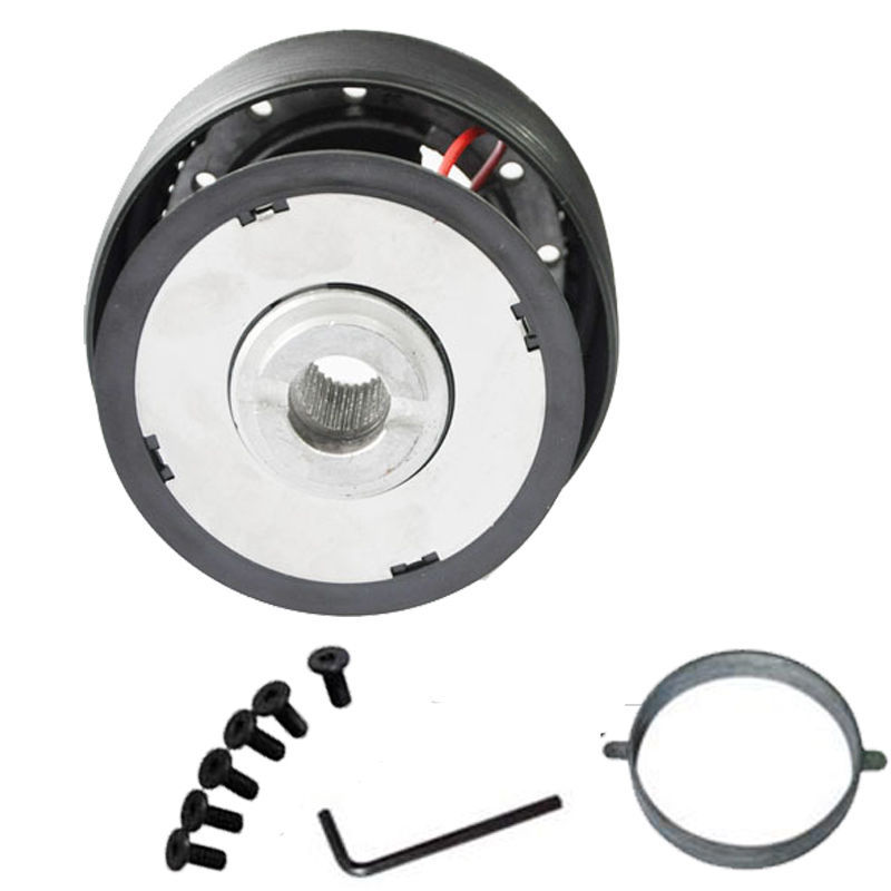 RACING 6 HOLE ADAPTER HUB STEERING WHEEL KIT CIVIC CRX 88-91 INTEGRA 90-93 DA EF