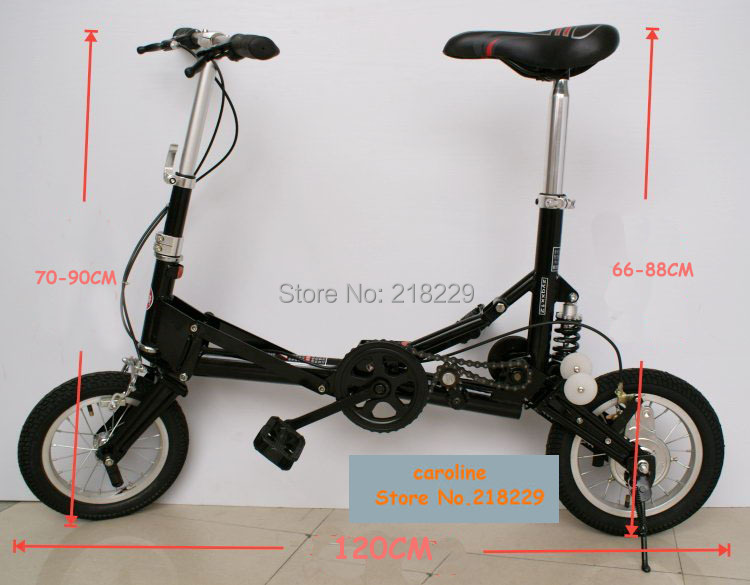 To USA Canad North American Free 12 inch smallest folding bike folding bicycle very special gift