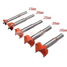 2015 Real Direct Selling Drill Bit Power Tool Tools 5pcs Forstner Tip Hinge Boring Bit Wood Hole Saw Set Alloy 15-35mm