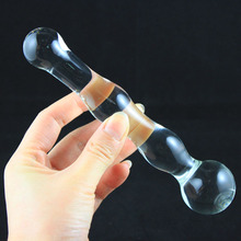 Sheer pyrex стеклянный кристалл фаллоимитатор поддельные пениса Анальный butt plug Секс игрушки Для Взрослых продукты для женщин мужчин женский мужской мастурбации