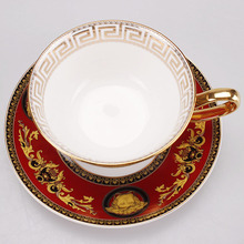 Continental top grade bone china coffee cup and saucer set coffee cup ceramic tea cup and