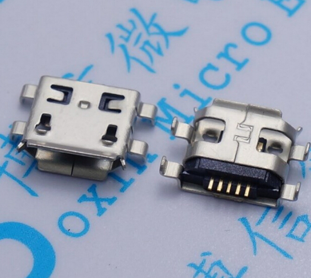 10pcs Micro USB 5pin B type 0 8mm Female Connector For Mobile Phone Mini USB Jack