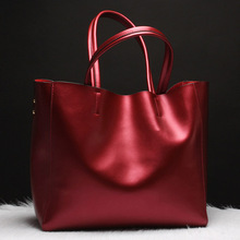 new 2016 leather female bag ladies leather handbags one shoulder bag handbag