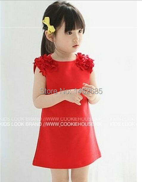 ID: 2050646994 Retail flower casual kids baby girls summer dress ...