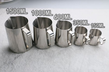 Practical 350ML Stanless Steel Espresso Coffee Pitcher Kitchen Home Craft Coffee Jug Latte Milk Frothing Jug