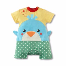 2016 Summer Baby Boy Girl Infant Cartton Romper Jumpsuit Bodysuit Clothes Outfit