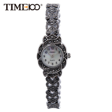 TIME100 Retro Women’s Quartz Watches Stainless Steel Strap Small Shell Dial Causal Ladies Bracelet Watches Gift bayan kol saati