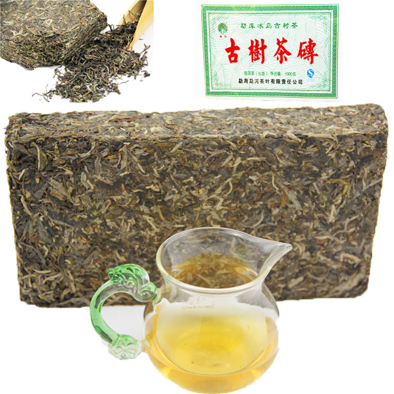 Гаджет  1000g Raw Puer Tea Brick Shape From Old Tree,Original Chinese  Pu