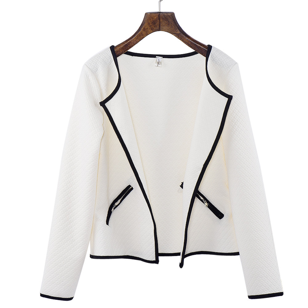 2016 New brand Fashion Women Long Sleeve Lattice font b Tartan b font Cardigan Top Coat