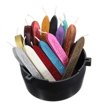 Lowest Price 5pcs Colorful Sealing Wax Stick Stamp Wax For Documents Sealing New Arrival